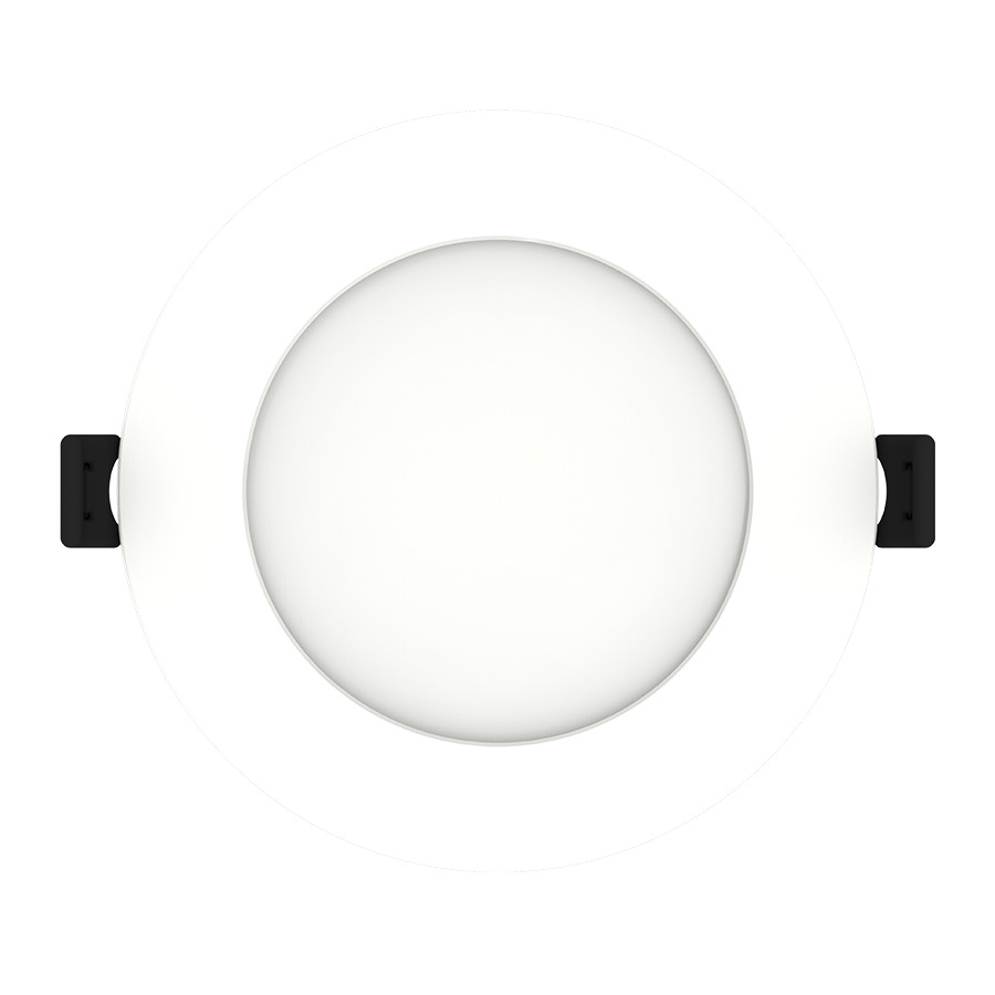 Recessed Downlights 667.6 Lumens Wafer Edge-Lit 9W 4 Inches Round 90CRI Adjustable 2700/3500/4000/5000K 120V White Smooth