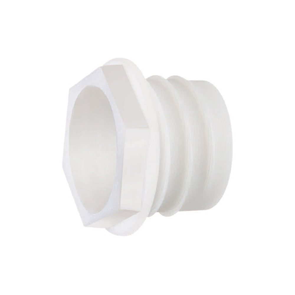 Non metallic wire bushing for class 2 wire. For installation of low voltage wire through wall finish. Paintable. Wire opening 1.875.