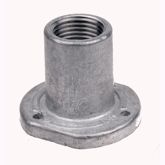 1 inch Die Cast Aluminum Straight Insert. For Use with Rigid/IMC Conduit.