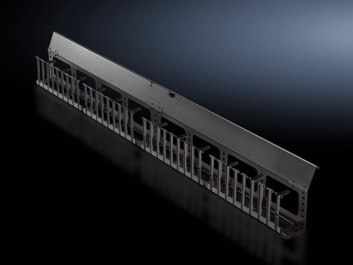 Cable duct for TS IT enclosures that are 80" (2000mm) high and 28" (700mm) or 32" (800mm) wide.