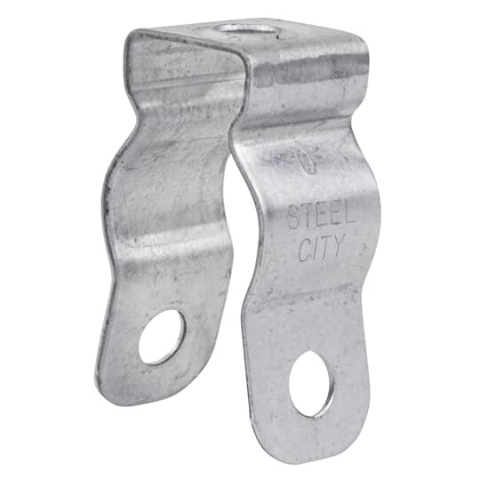 Hanger, Conduit and Pipe, EMT Size 2-1/2 Inches, Rigid Conduit or Pipe 2-1/2 Inches, Steel, with Bolt