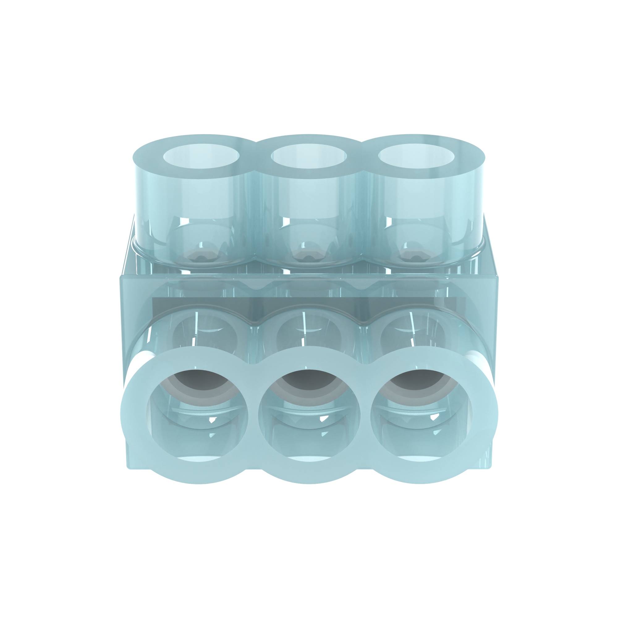 Multi-Tap Connector, Single-Sided, Clear