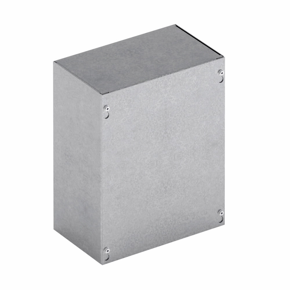 Eaton B-Line series Type 1 junction boxes, 36" height, 12" length, 24" width, NEMA 1, Screw cover, SC NK enclosure, Surface mounted, Medium single door, No knockout, Thru holes, Carbon steel