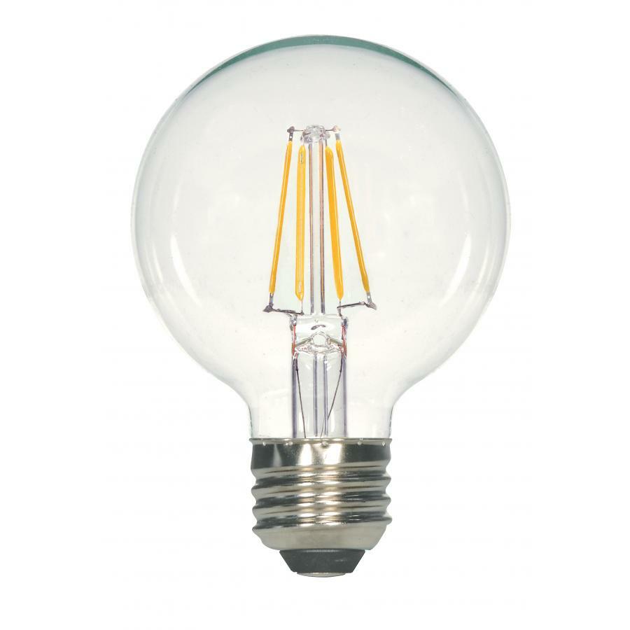 4.5 Watt G25 LED - Clear - Medium Base - 2700K - 450 Lumens - 120 Volts