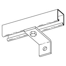 Eaton B-Line series corner angle, 1.87" H x 4" L x 1.62" W, Steel, Electro-plated