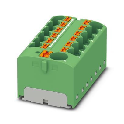 PTFIX 10/12X4 GN Distribution Block
