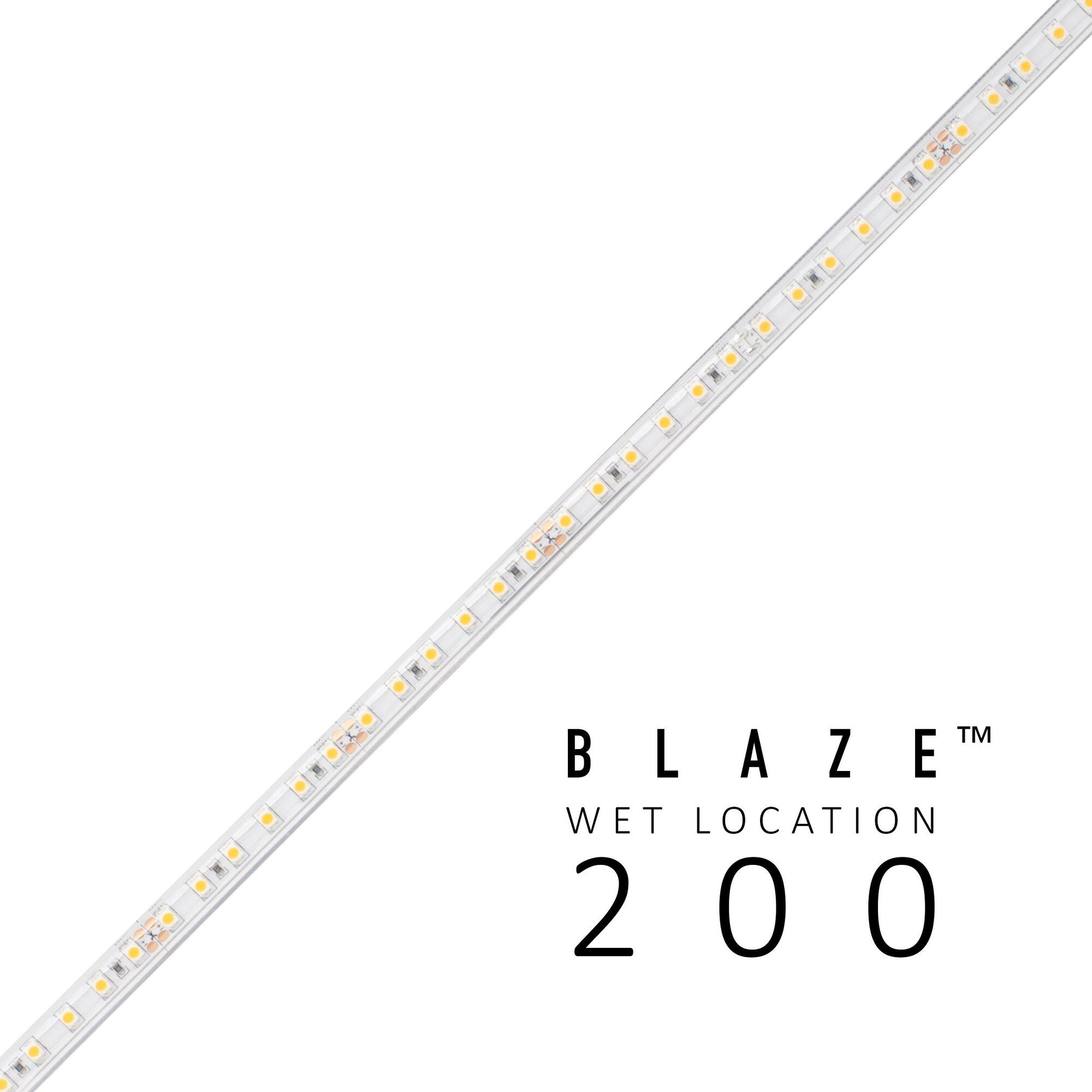BLAZE 200 Wet Location Strip Light, 24V, 2700K, 100 ft. Spool