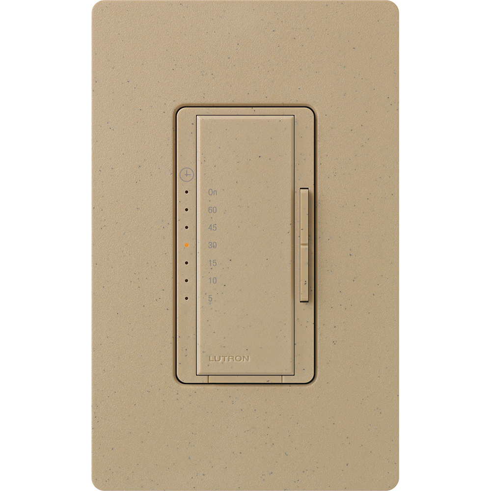 Maestro Countdown Timer, Multi-location/single-pole, neutral required, 120V/600W/VA (5A) in mocha stone