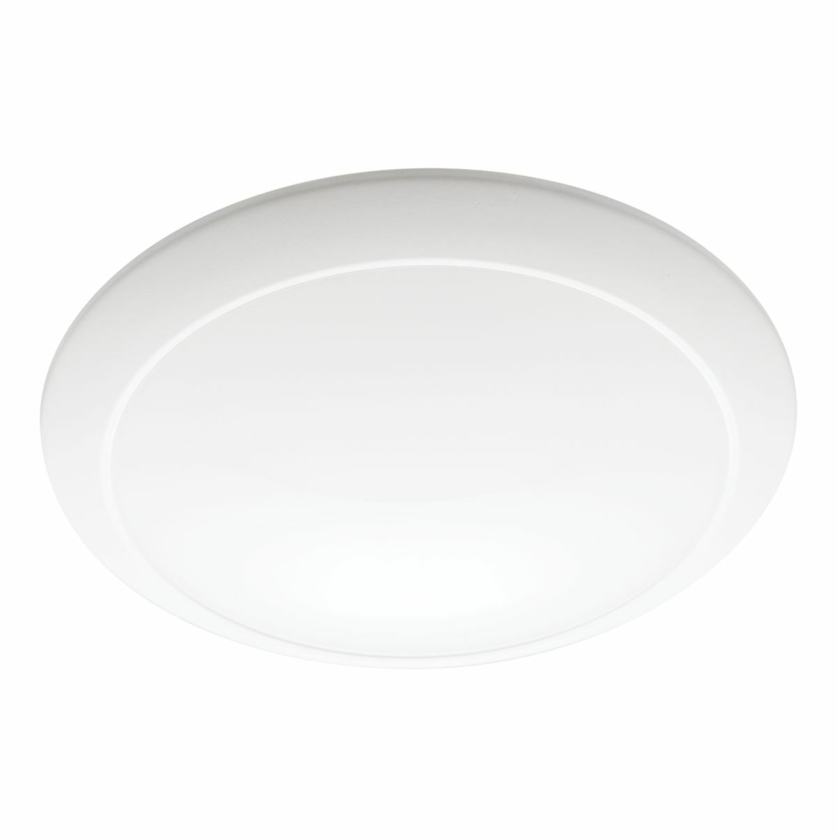 9-Inch LED surface light,1200 lumens,90,3000K,120V,Matte white flange finish