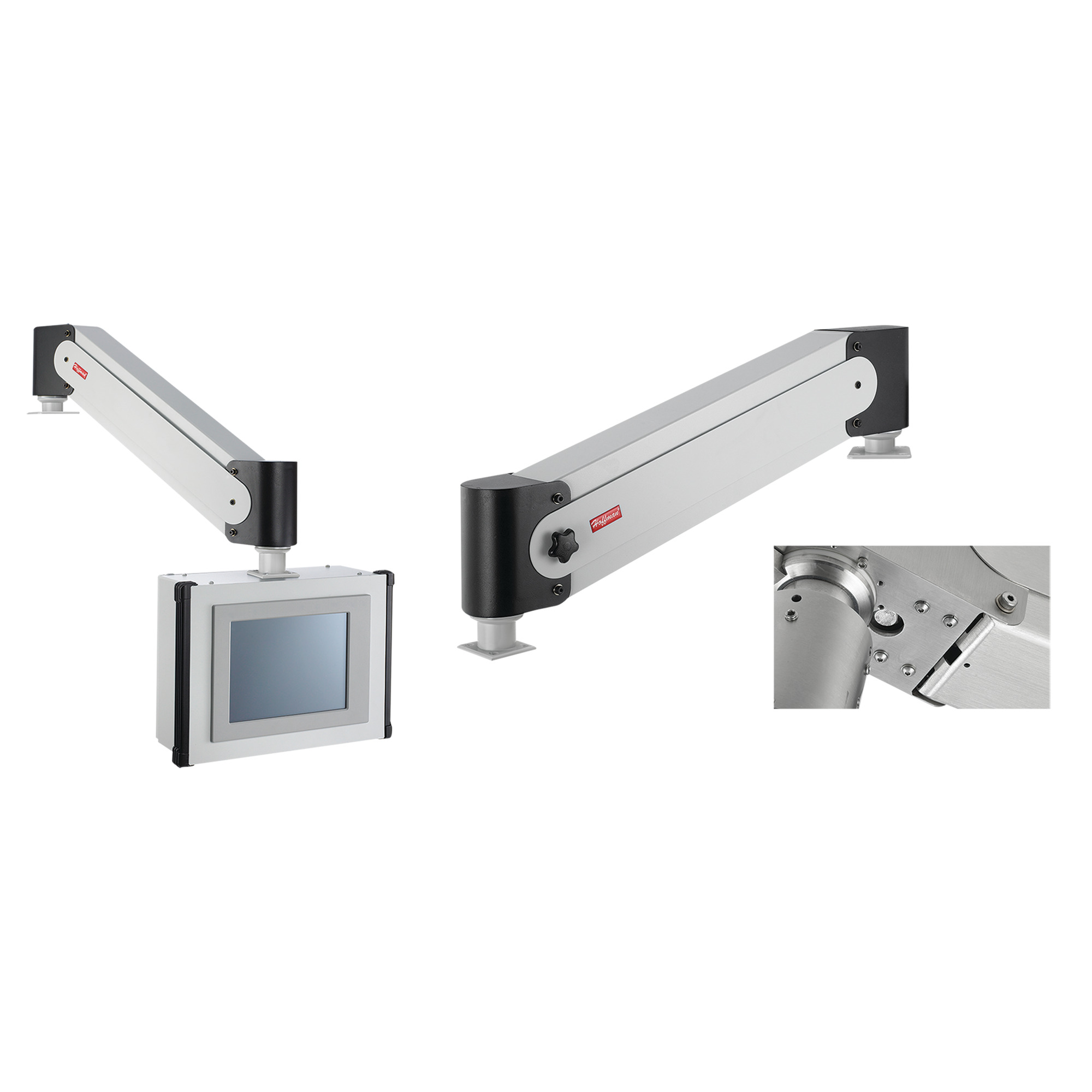 Syspend VHD-Motion Arm Type 4, 10.18x30.65x4.86, Lt Gray, Steel