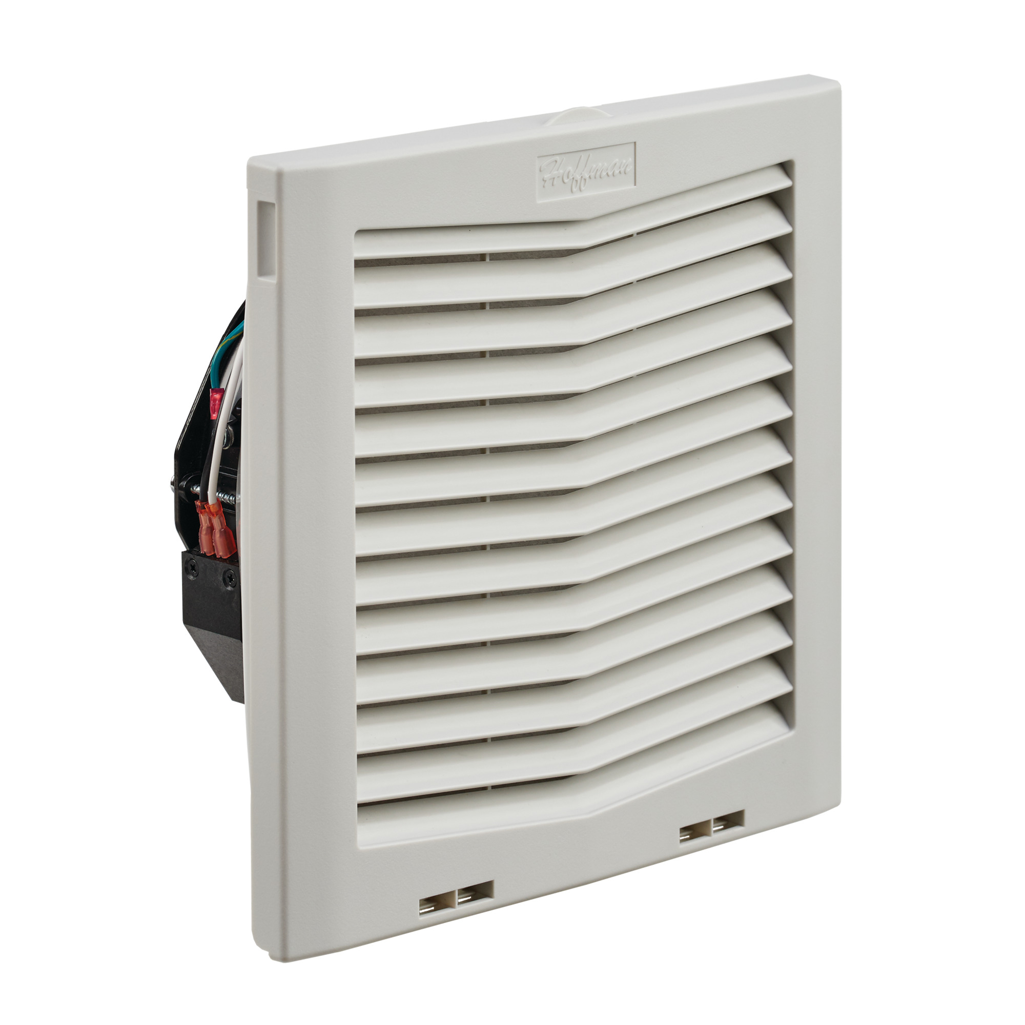 HF10 Side-Mount Filter Fan, 115V 159CFM, Lt Gray