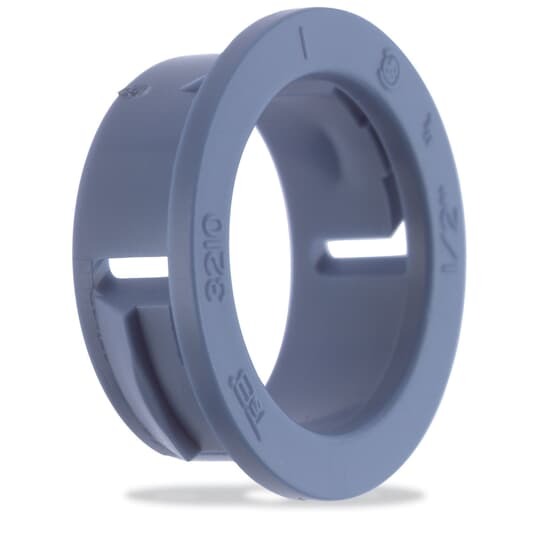 One Piece Non Metallic Knockout Bushing, Thermoplastic, Knockout Size 1.984 for Use with Rigid/IMC Conduit