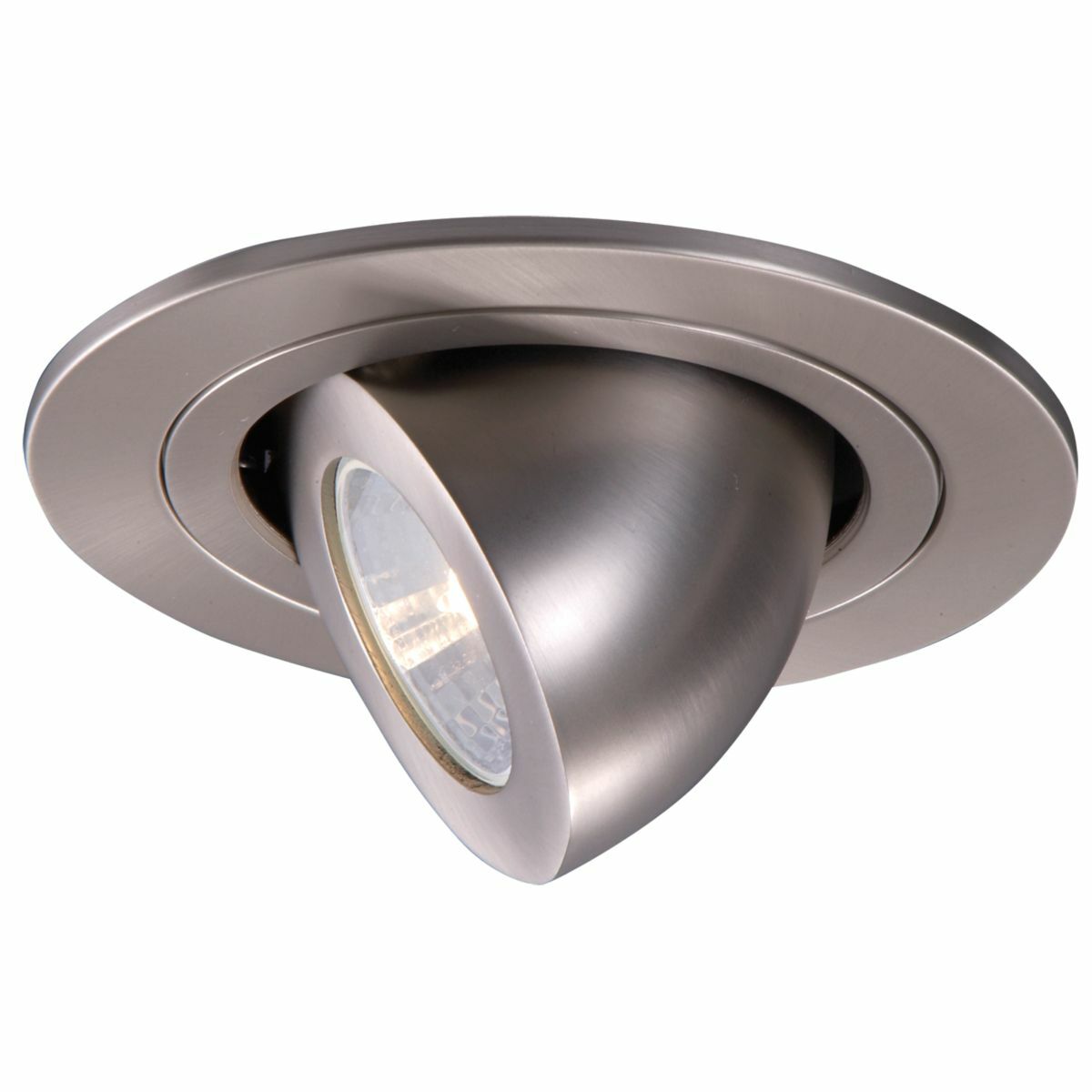4" Trim Retractable Elbow Satin Nickel, MR16