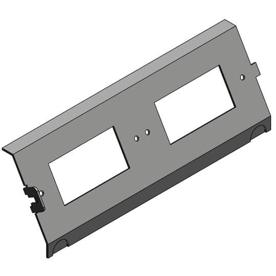 Access Floor Module Cover, Galvanized Steel, GFCI Cover Sloped 60 Degrees, Power Panel, For AFM-6 Delivery Module