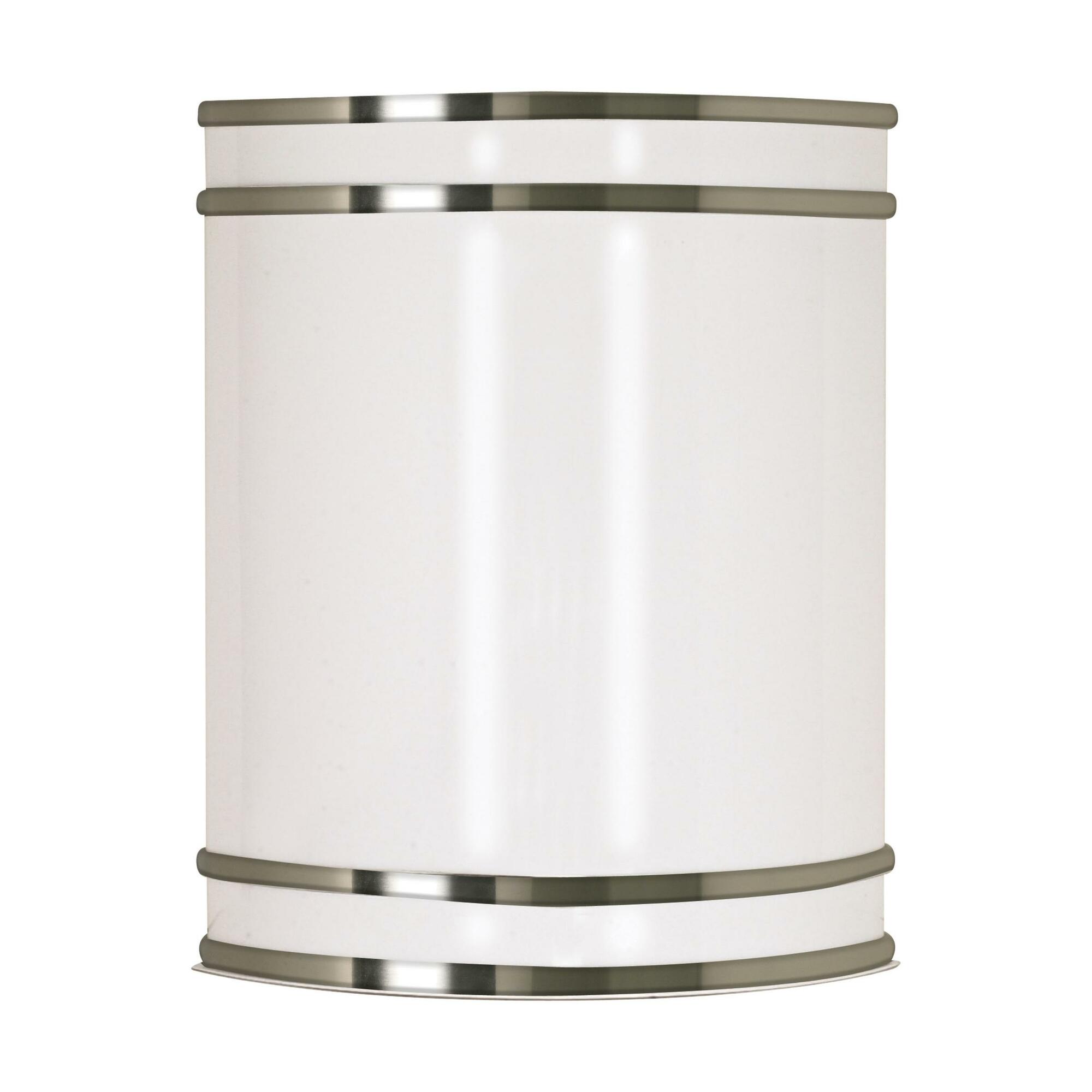 Glamour LED 9 inch - Wall Sconce - Brushed Nickel Finish - CCT Selectable 3K/4K/5K