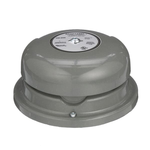 Audio Warning Device, Bell, Vibrating, Continuous, 120VAC Sup, 0.07A, 92dB, 60Hz