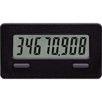 CUB7T 8-Digit Timer, Low Voltage Input, Reflective Display