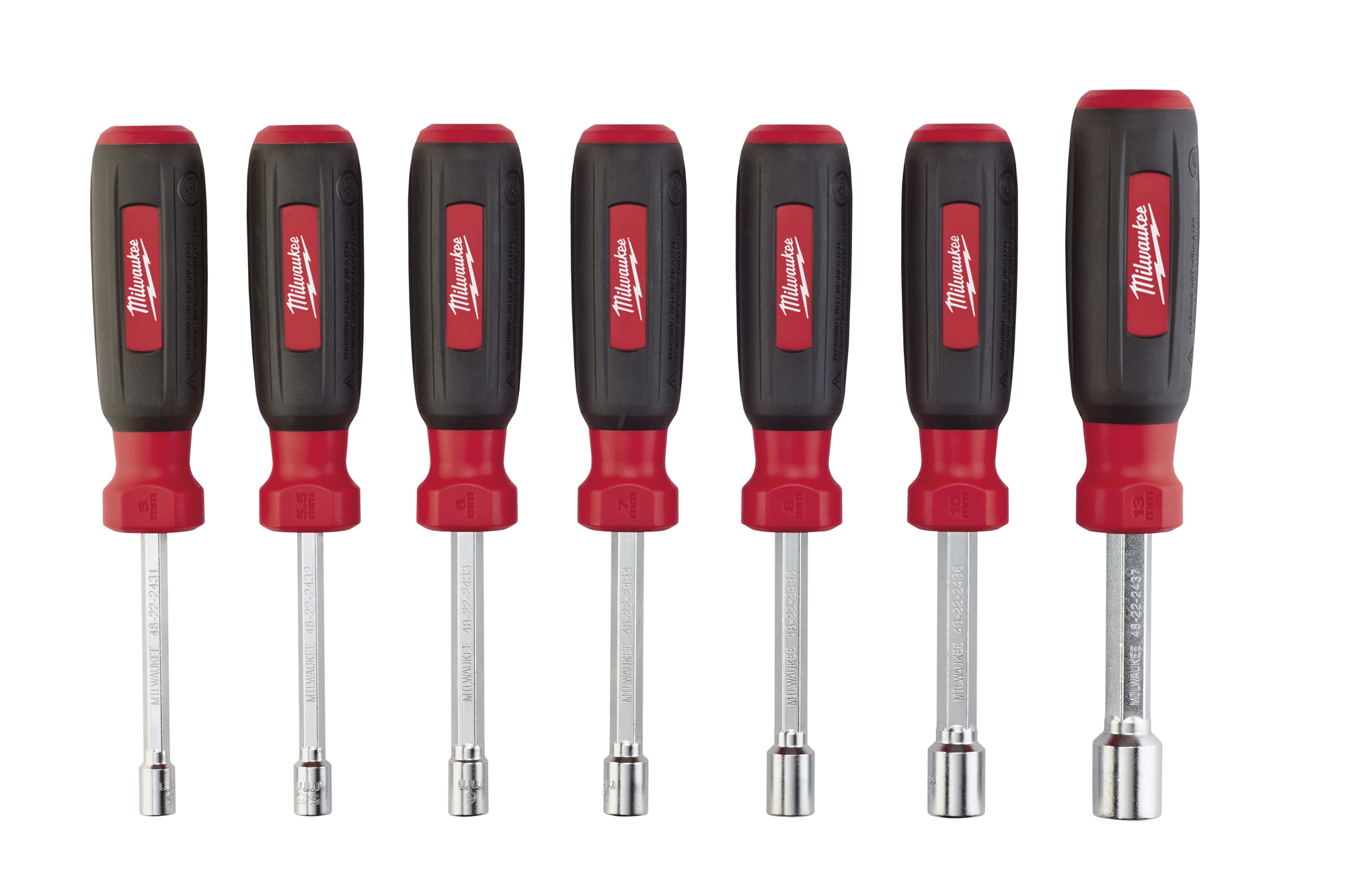 7 pc. Hollow Shaft Metric Nut Driver Set
