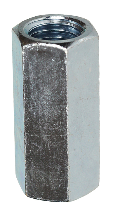 RC1 Rod Coupling, 1/4-20 UNC Thread, Steel, Zinc Plated