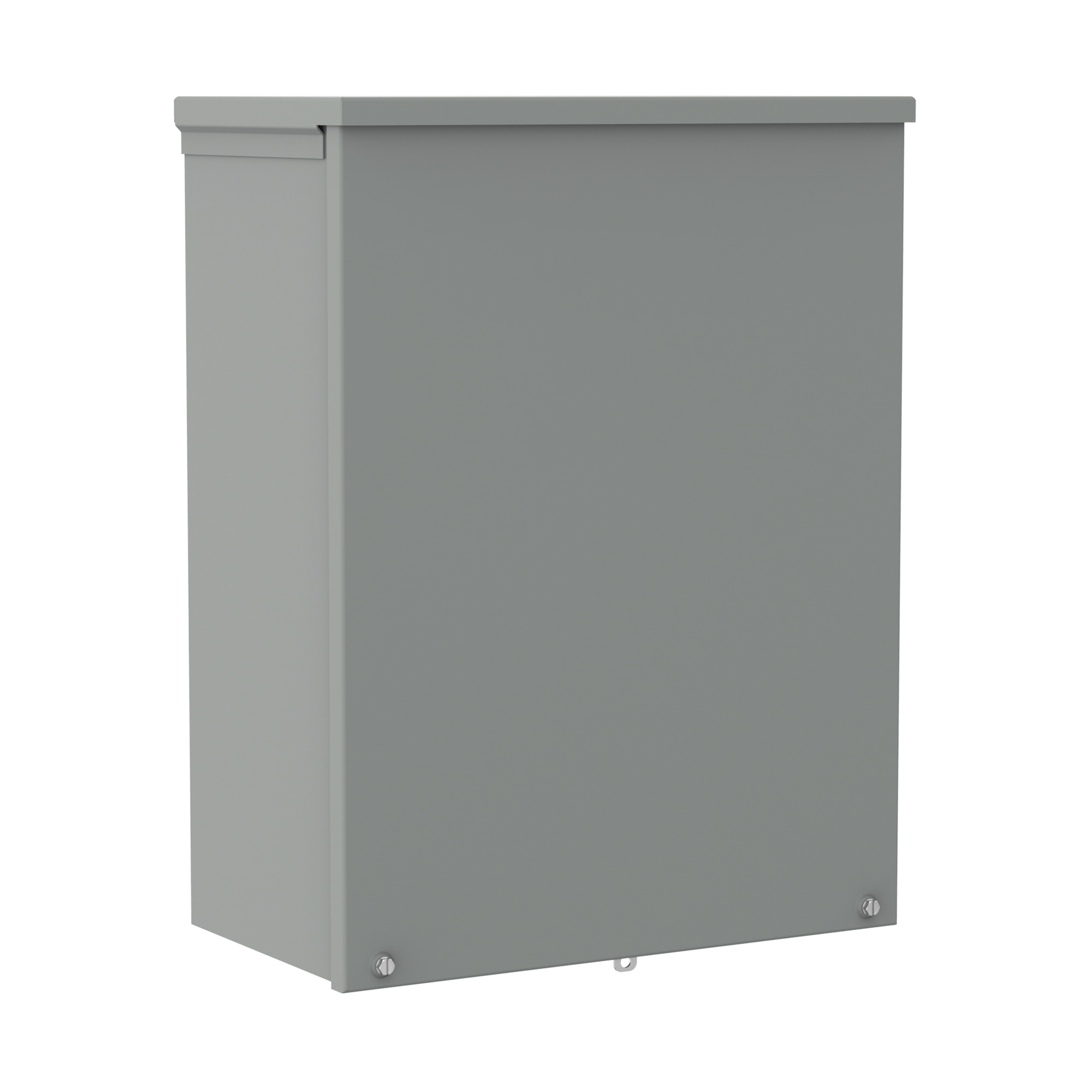 Screw-Cover Drip-Shield Type 3R With Knockouts, 18x18x10, Gray, Steel
