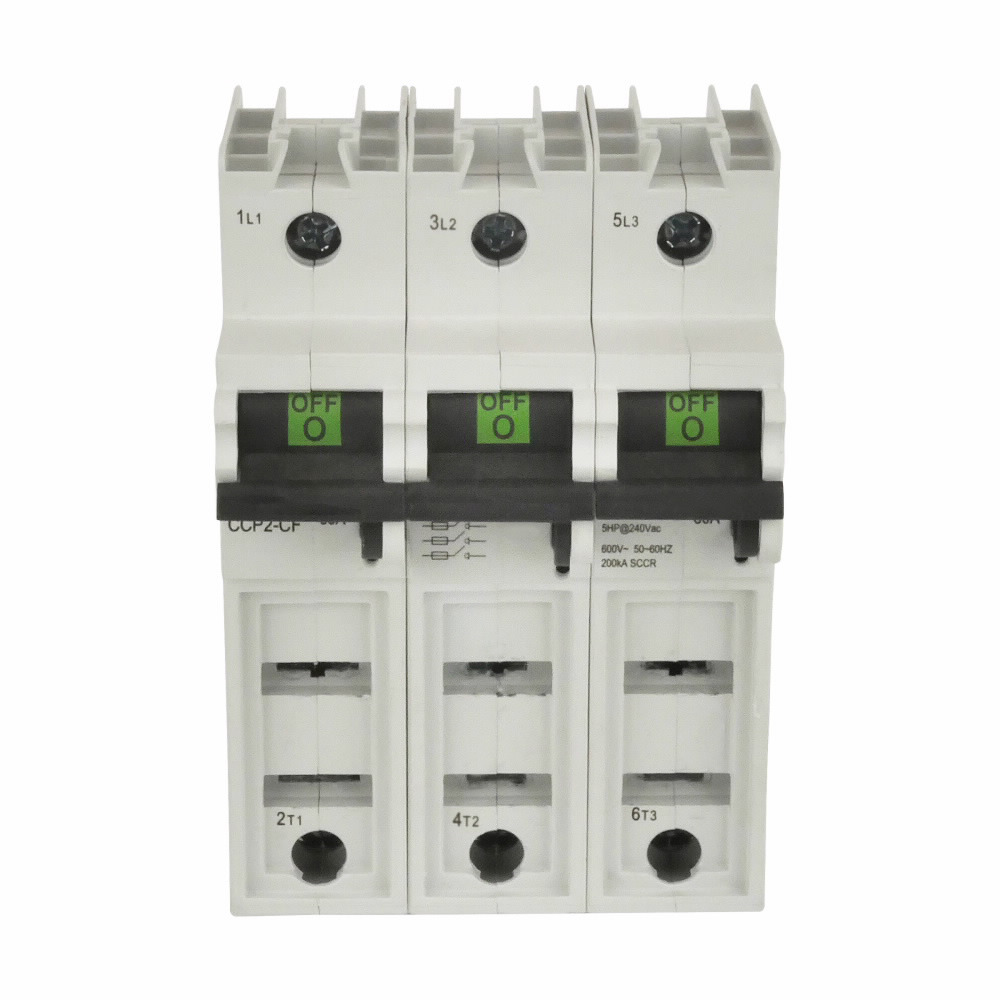 Eaton Bussmann series CCP UL98 fusible disconnect, Finger Safe, Lock-On provision, 600 Vac, 125 Vdc, 225A, UL98 fusible disconnect, Three-pole, 200 kA - CCP2-2-30CF
