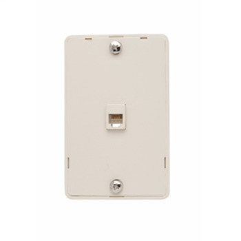 Modular Wall Mount Telephone Jack for Hanging Phones WMTE14LA