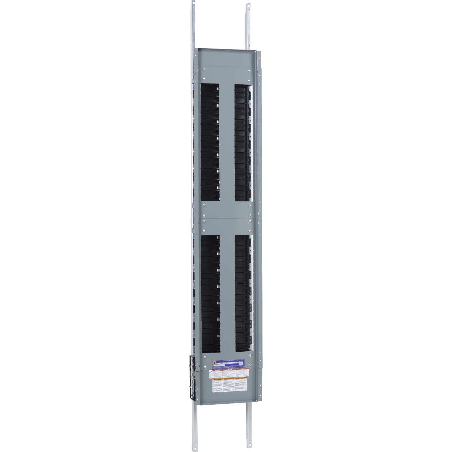 Panelboard interior, NF, main lugs, 600A, Cu bus, 84 pole spaces, 3 phase, 4 wire, 600Y/347VAC max