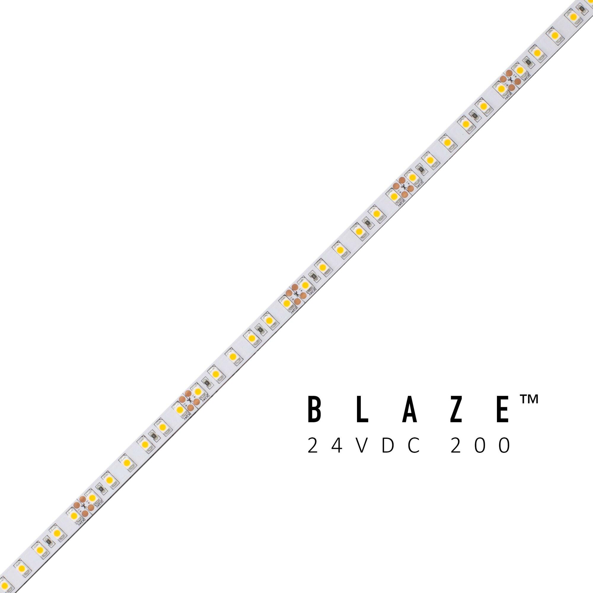 BLAZE 200 LED Tape Light, 24V, 3000K, 16.4 ft. Spool