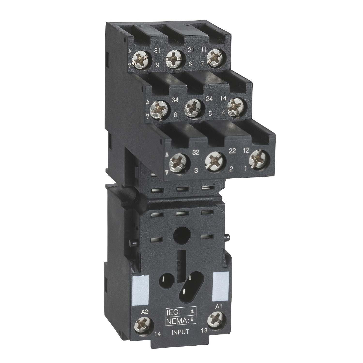 socket, Harmony Electromechanical Relays, for RXM3 relays, screw connec to rs, separate contact