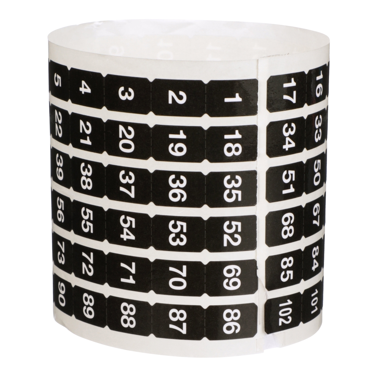 Panelboard accessory, NQ, number strip, 1 to 102