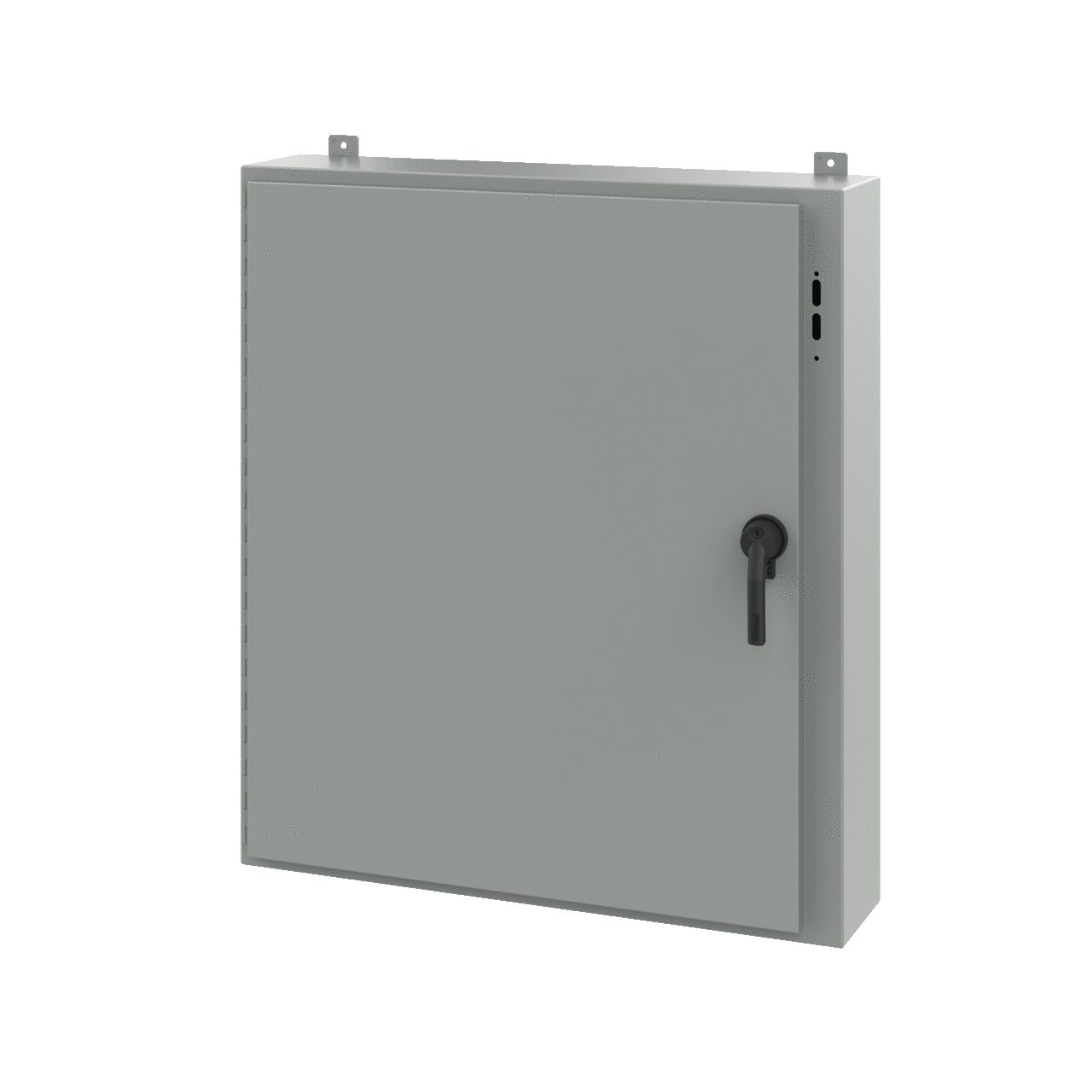Disconnect Enclosure with Handle Type 12, 42.00x37.38x8.00, Gray, Steel