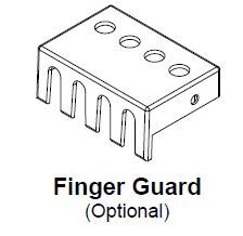 Control Transformer Accessories - Finger Guards, 50 to 350 VA, AR, QR, PR, KHR, SR Suffixes