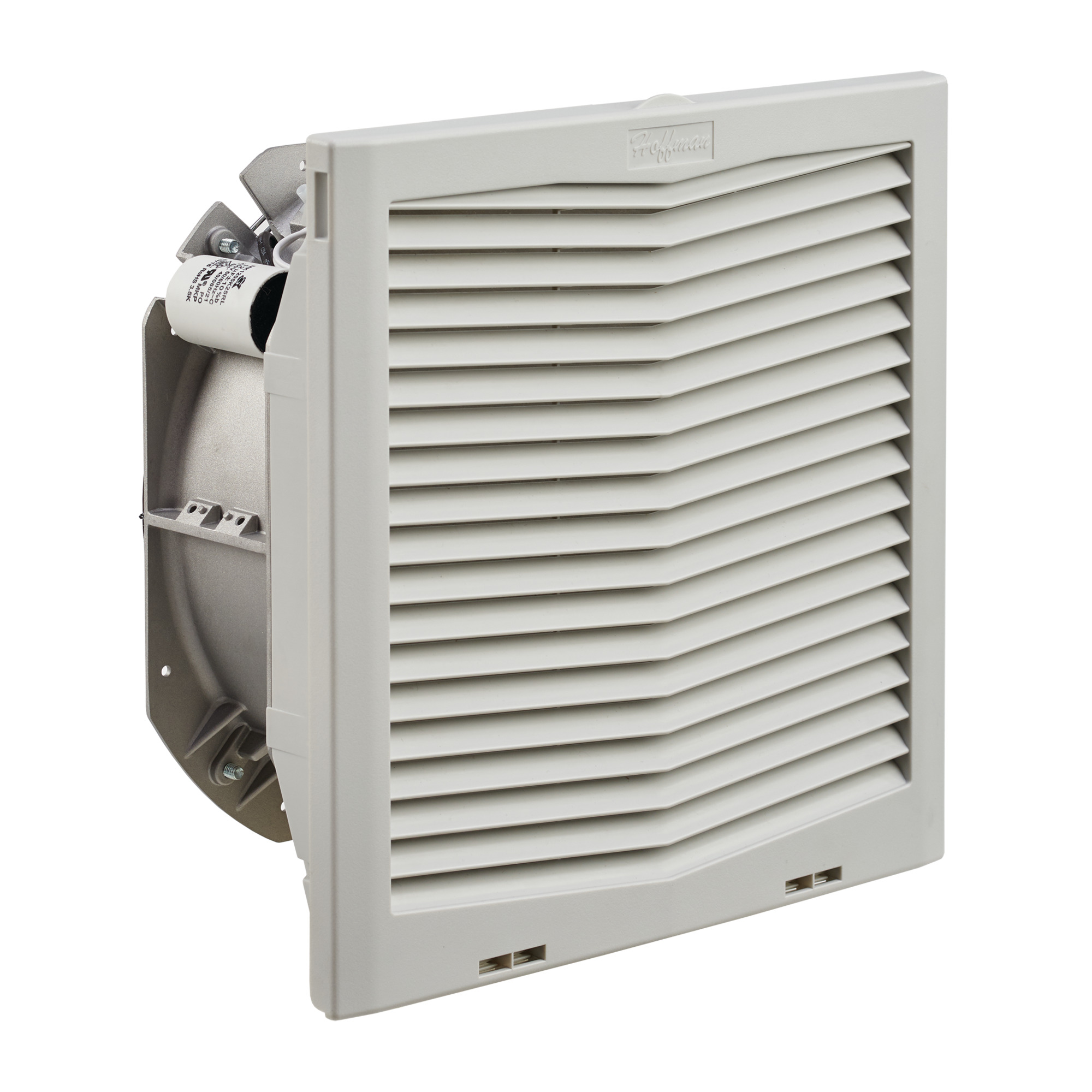 HF13 Side-Mount Filter Fan, 115V 484CFM, Lt Gray