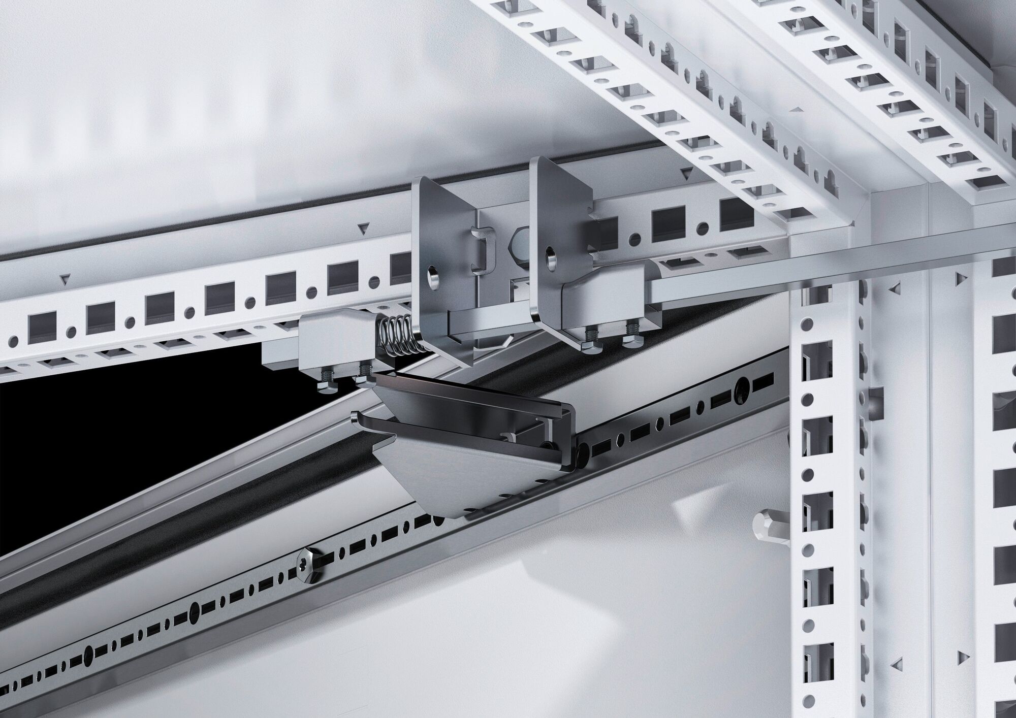 TS Operating mechanism, for door-locking of bayed enlcosure combinations
