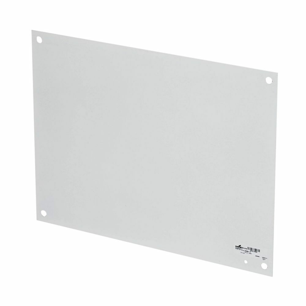 Eaton B-Line series premier series accessories, NEMA 1, White powder coated, Used for installation in type 1 medium enclosures, Steel, NEMA flat panel, Premier series accessories, Panel, 12 gauge