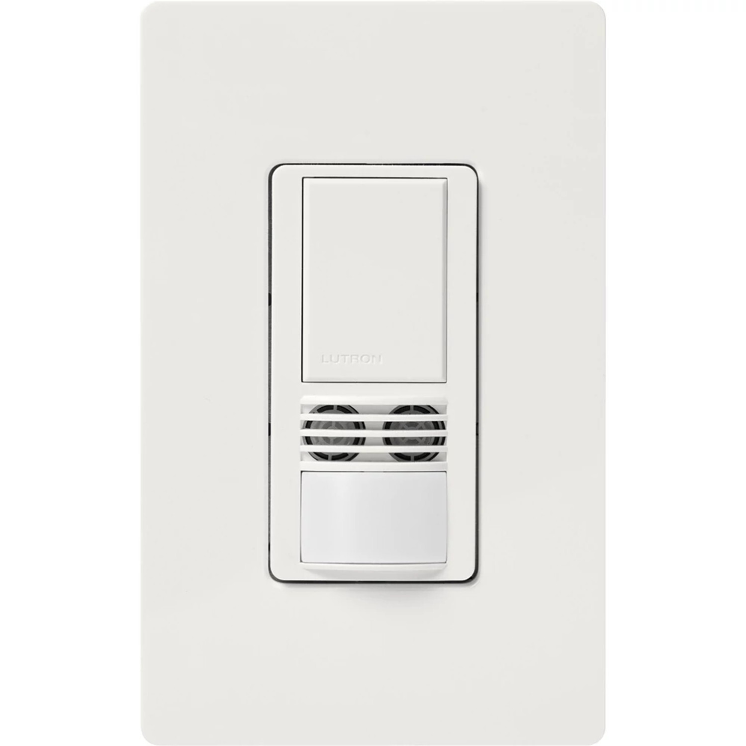Lutron Maestro Dual-Tech Motion Sensor switch, 6-Amp, Single-Pole, Snow
