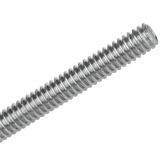Rod, Hanger - Continuous Thread, Size 3/8 Inch x 10 Feet, Steel