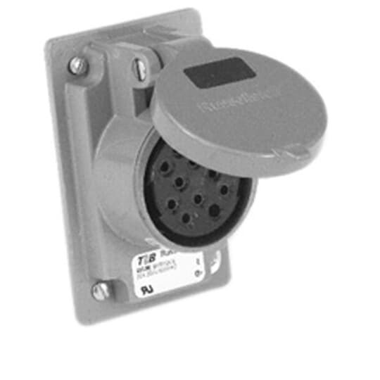 Watertight Receptacle, 11 Pole 12 Wire