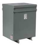 Three Phase Drive Isolation Transformer, 480D Primary Volts, 480Y Secondary Volts, 75kVA, Aluminium Wound