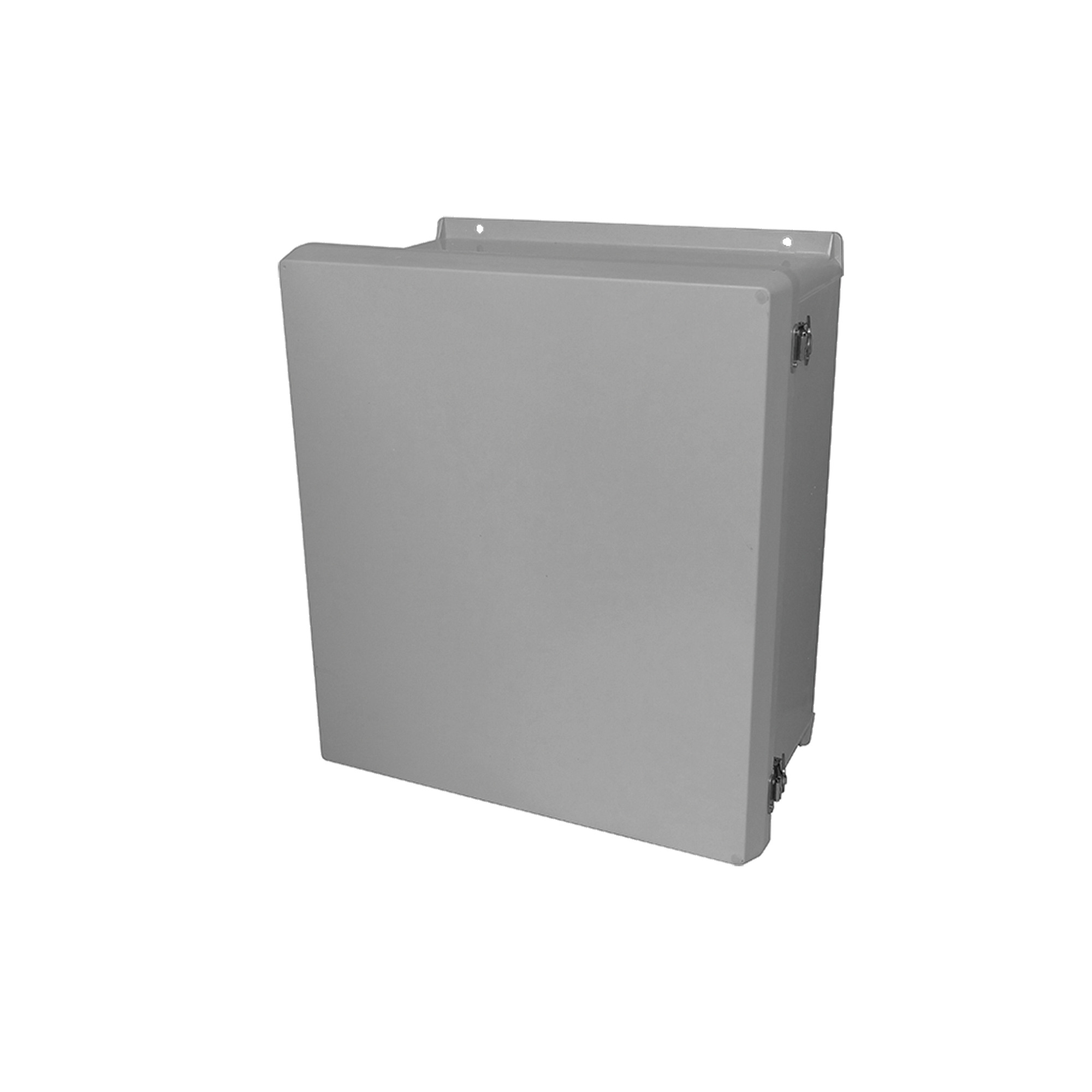 VJ Flat Opaque Cover Type 4X, 19.32x17.32x9.6, Lt Gray, FRP, HWLL