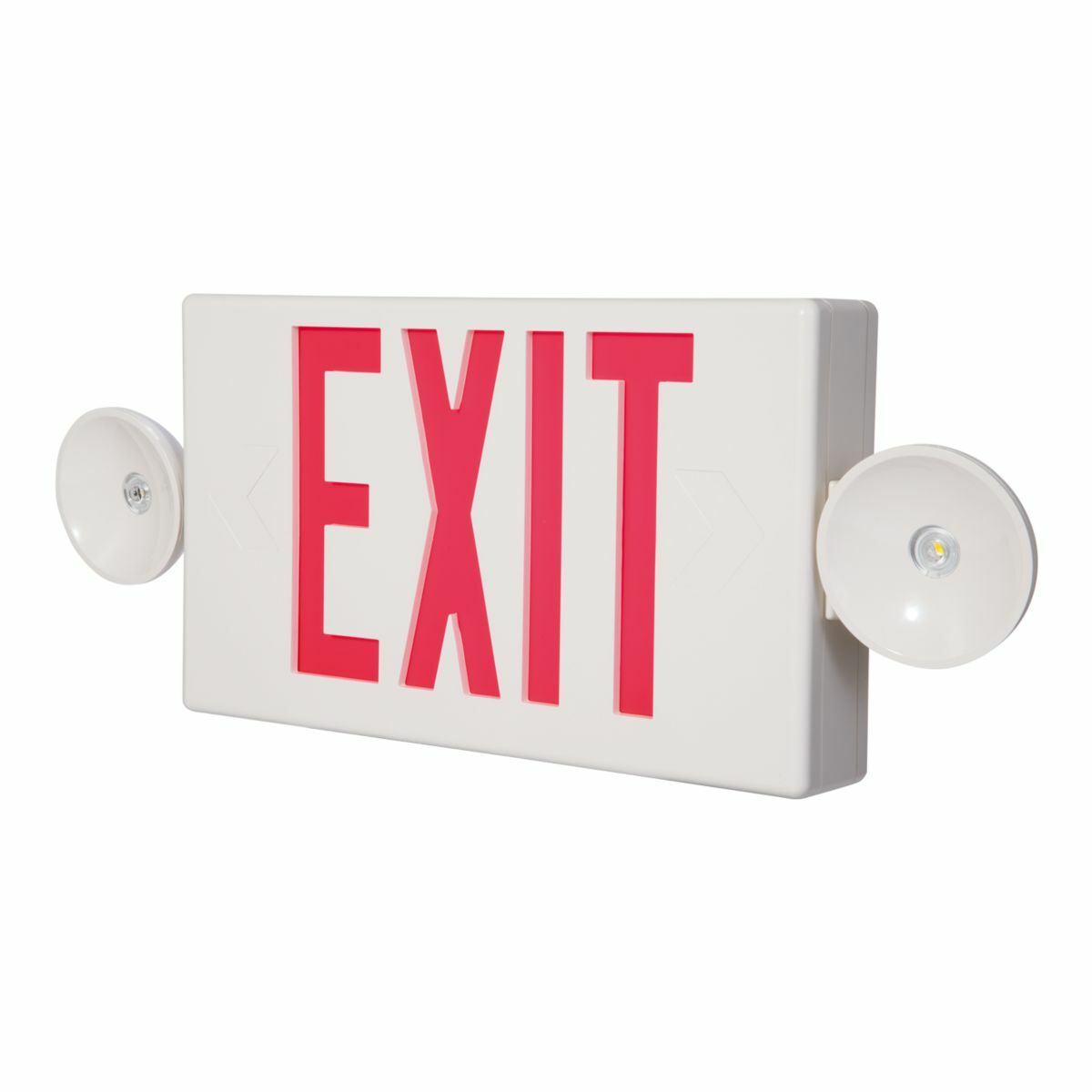 LED Combo, White Housing, Universal Face, Red Letters, Remote Capacity
