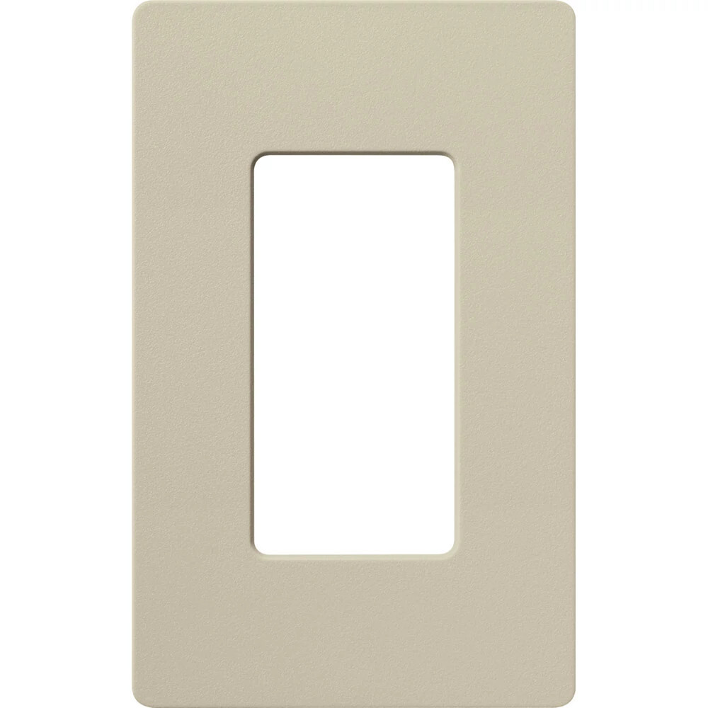 Claro Wallplate, Satin Finish, Single-gang in clay