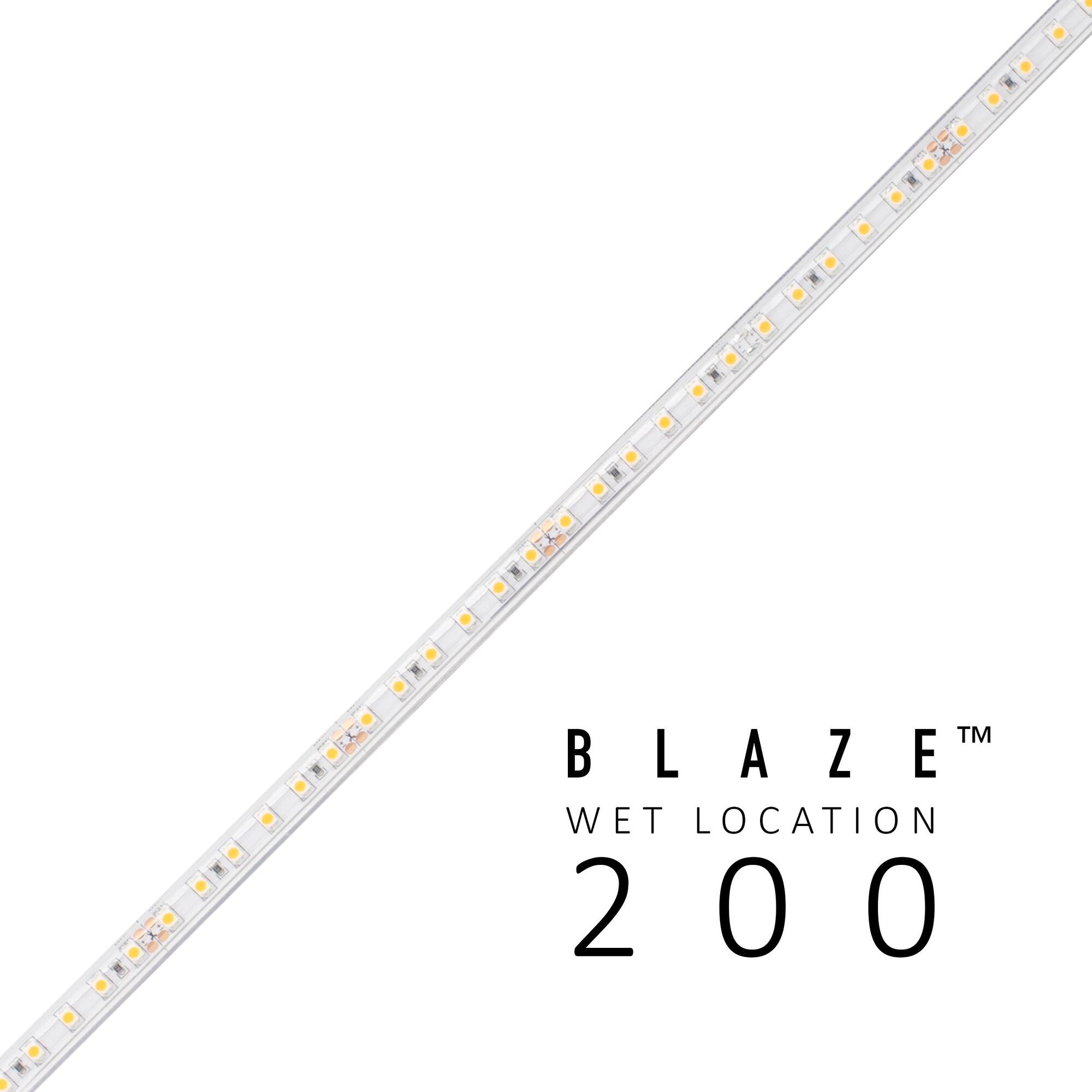 BLAZE 200 Wet Location Strip Light, 12V, 3000K, 100 ft. Spool