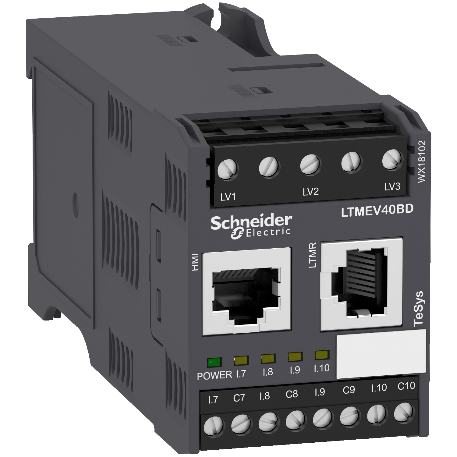 Extension module, TeSys T, 4 inputs, 24VDC, for LTMR controller