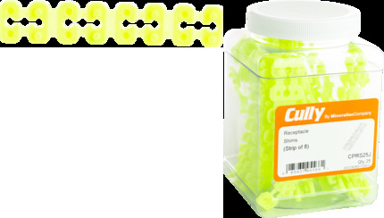 Receptacle Shims, 1/8" Spacing, 8 Foldable Tear Off Segments per Strip,Jar