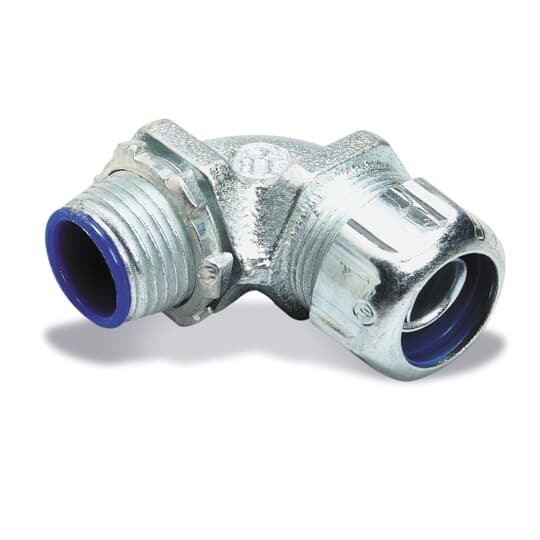 3/8 Inch 90 Degree Malleable Iron Insulated Liquidtight Connector