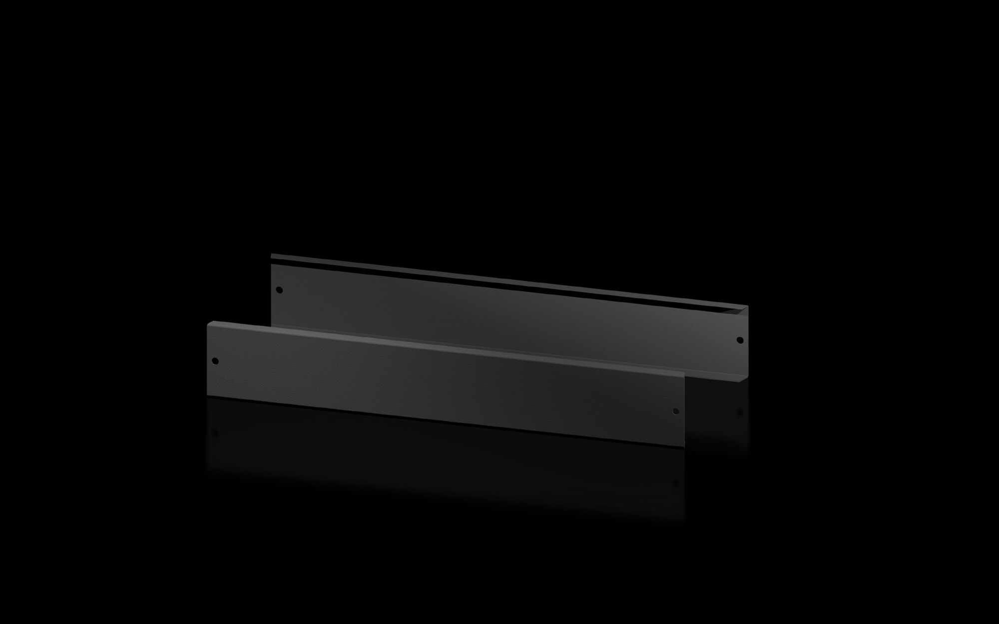 AX base/plinth trim panel, front and rear, H: 100 mm, for W: 800 mm