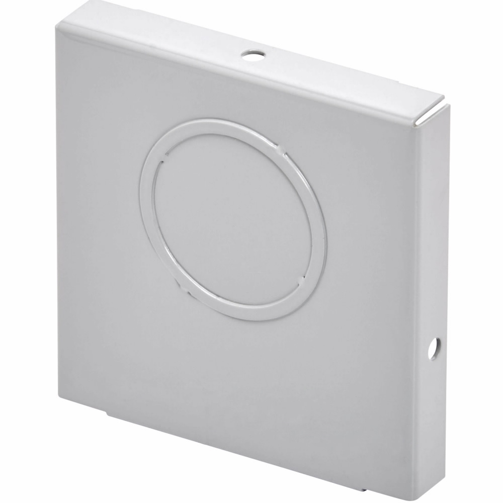 Eaton B-Line series wireway end, No knockout, Wireway end, NEMA 1, Steel, ANSI 61 gray painted finish, 10" X 10"