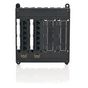 Twist and Mount Patch Panel, 12 CAT 6 Ports