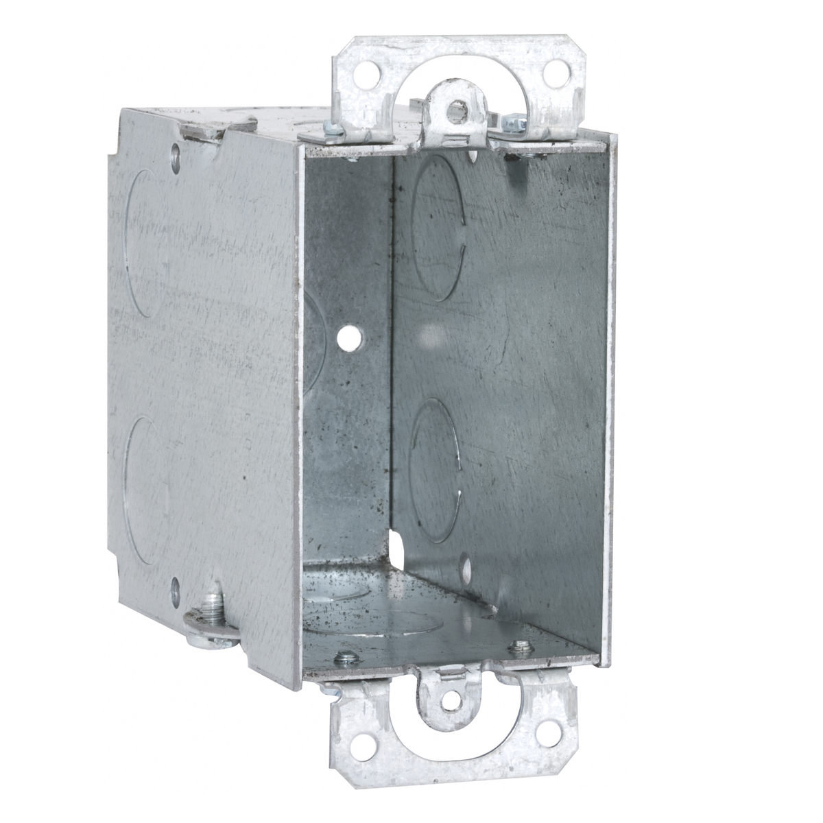 3-1/2 In. Deep Switch Boxes - Gangable with Conduit KO's, Plaster Ears1/2KO